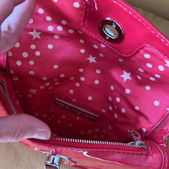 Bright Patent Leather Clutch - Picture 3 of 6